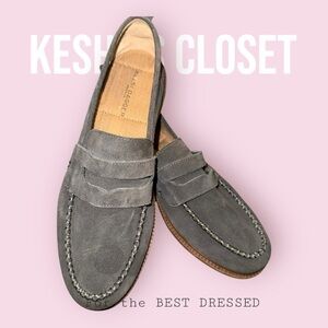 Kelsi Dagger Charcoal Suede Loafers